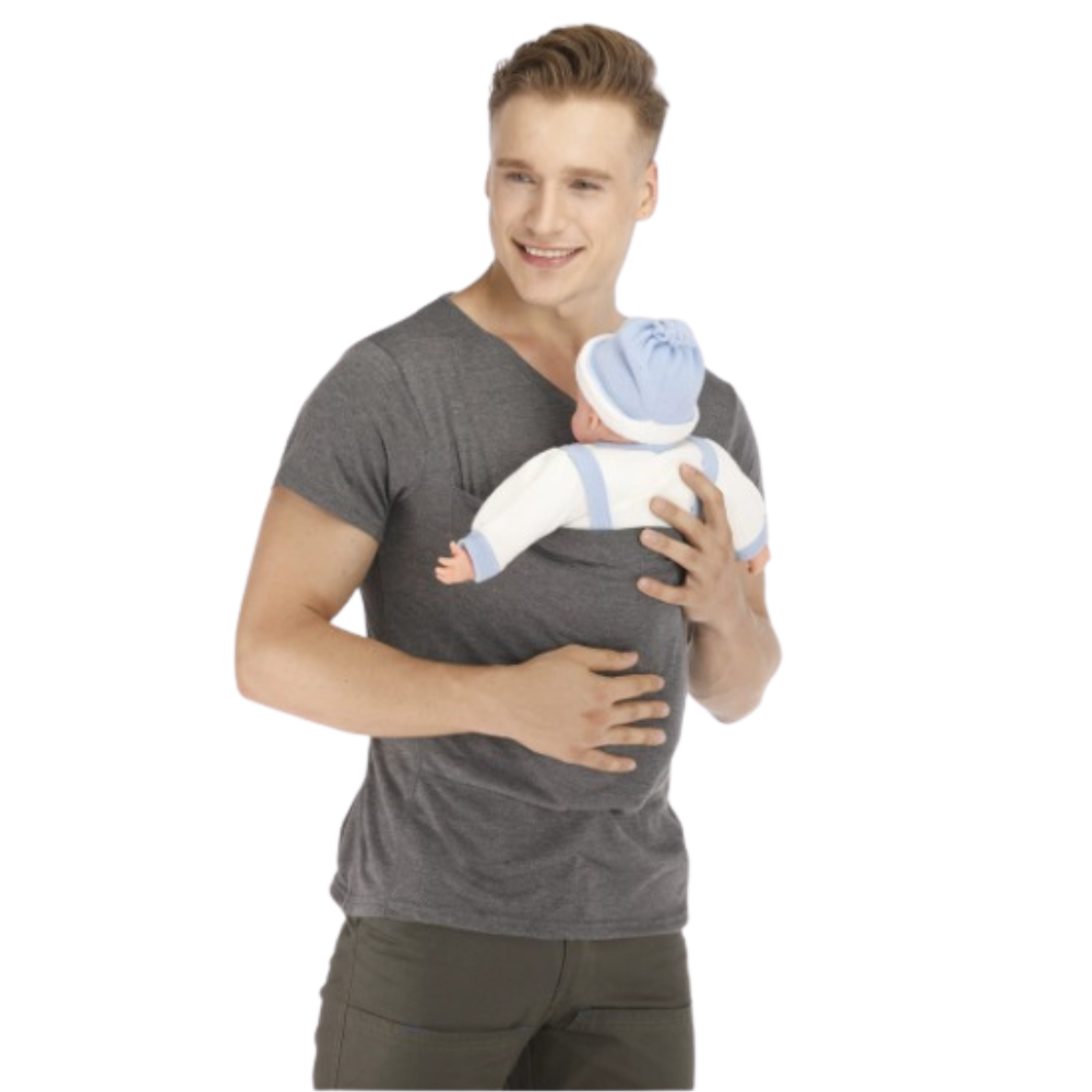 Babybärande T-shirt - Bli ditt barns trygghet utan ansträgning