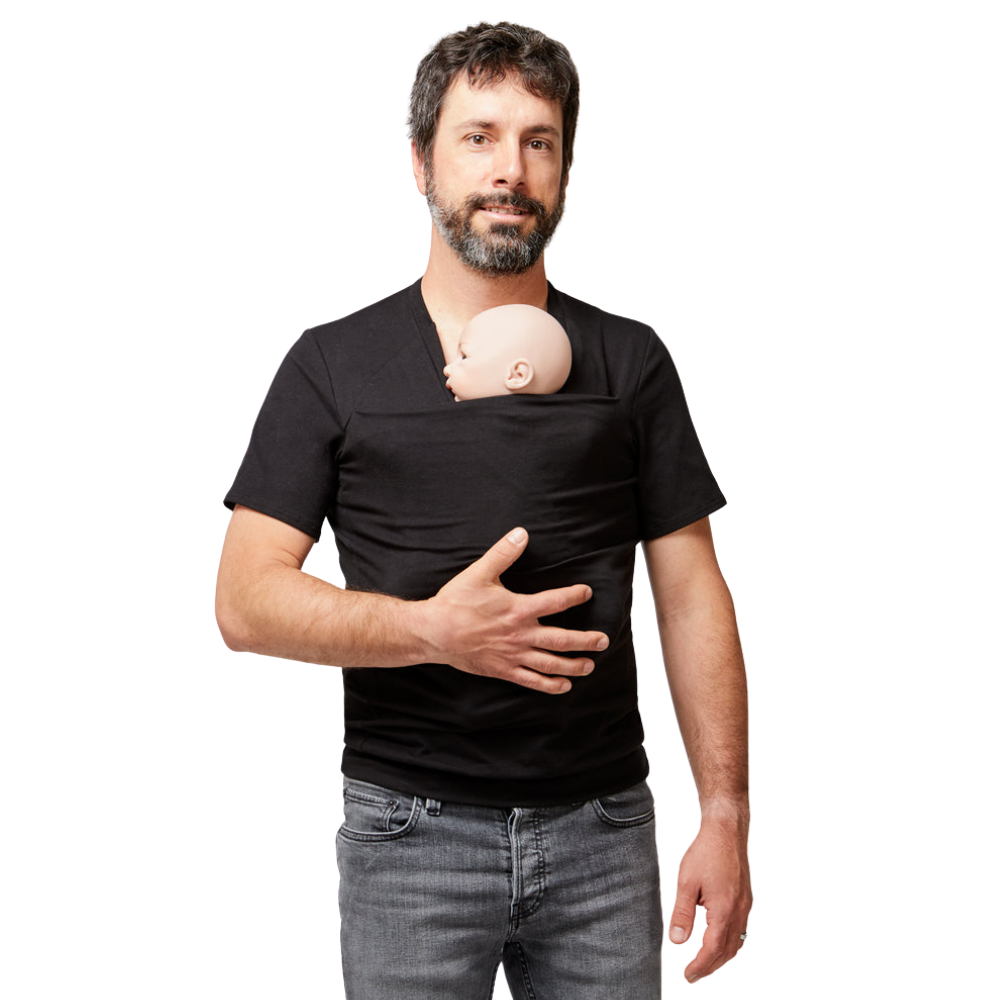 Babybärande T-shirt - Bli ditt barns trygghet utan ansträgning